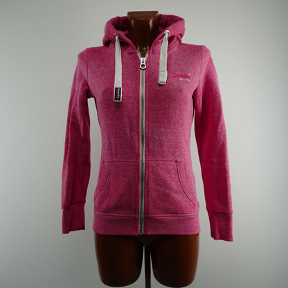 Women's Hoodie Superdry. Pink. XS. Used. Good