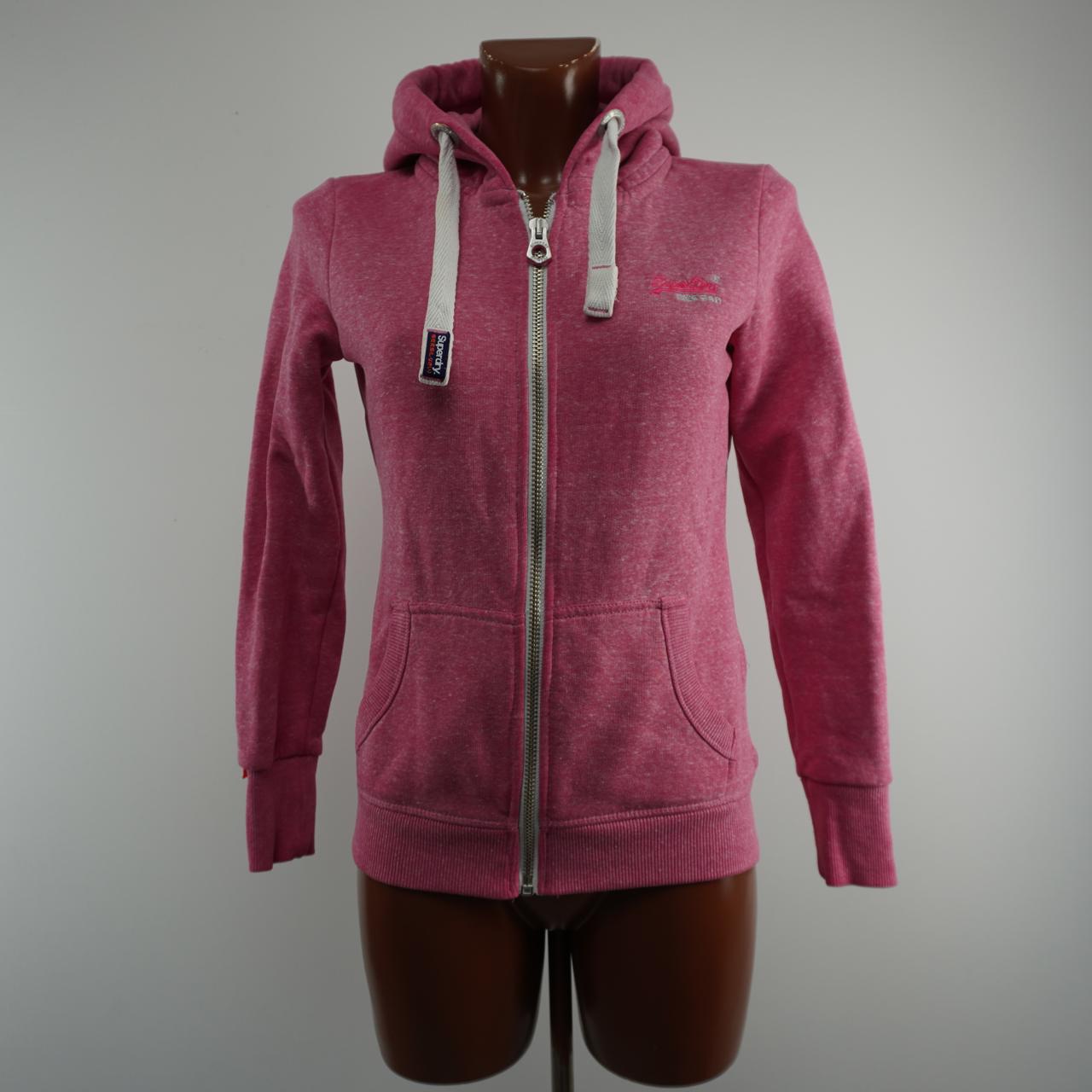 Women's Hoodie Superdry. Pink. XS. Used. Good