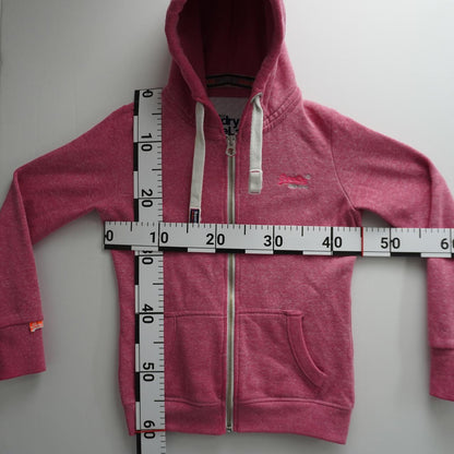 Women's Hoodie Superdry. Pink. XS. Used. Good