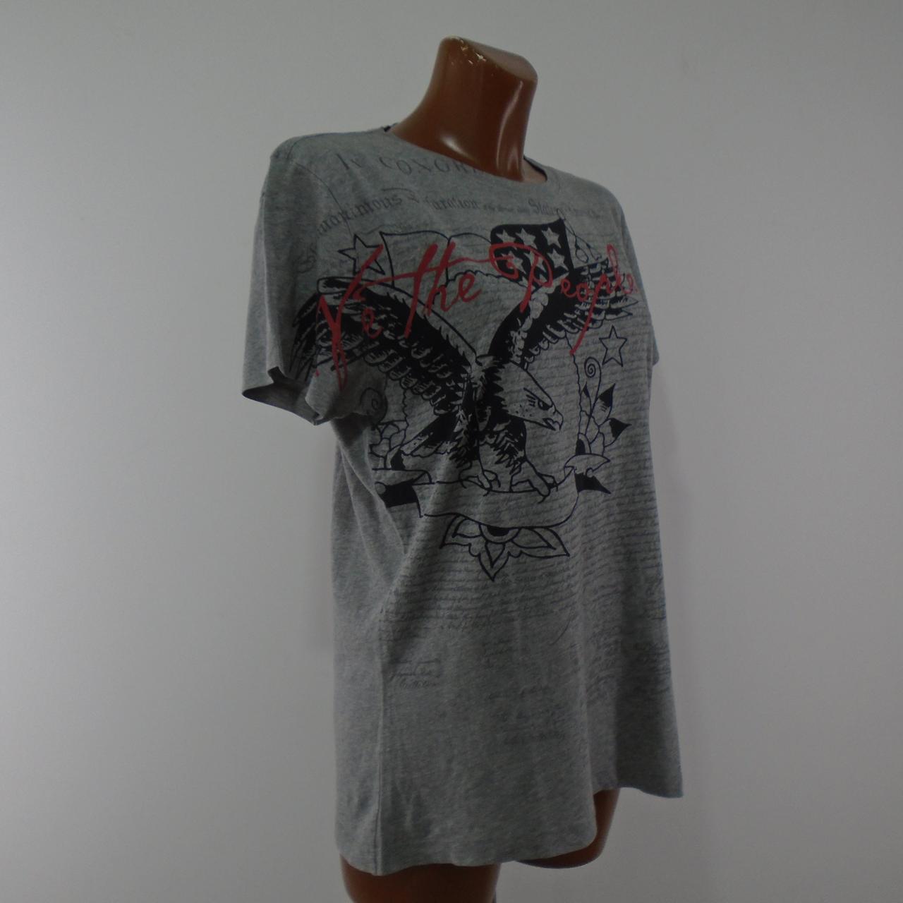 Women's T-Shirt Tommy Hilfiger. Grey. M. Used. Good