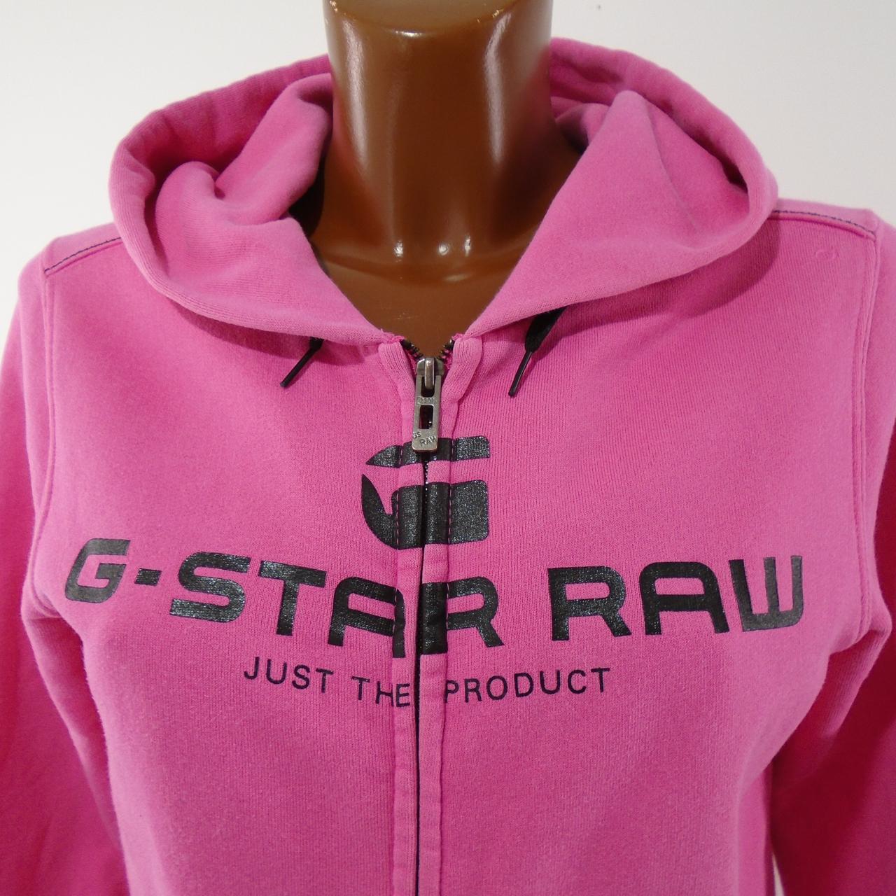 Pink g star discount hoodie