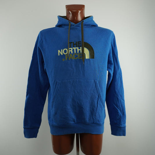 Sudadera con capucha para hombre The North Face. Azul oscuro. Talla M. Usada. En buen estado.