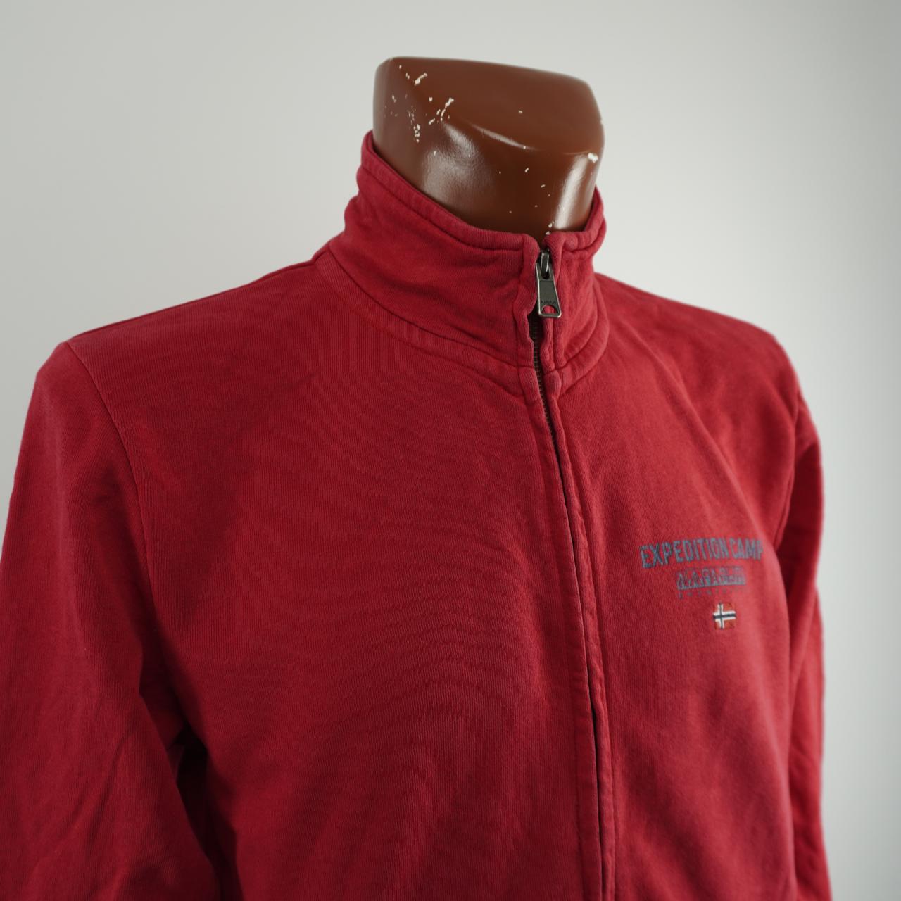 Men's Sweatshirt Napapijre. Red. L. Used. Good