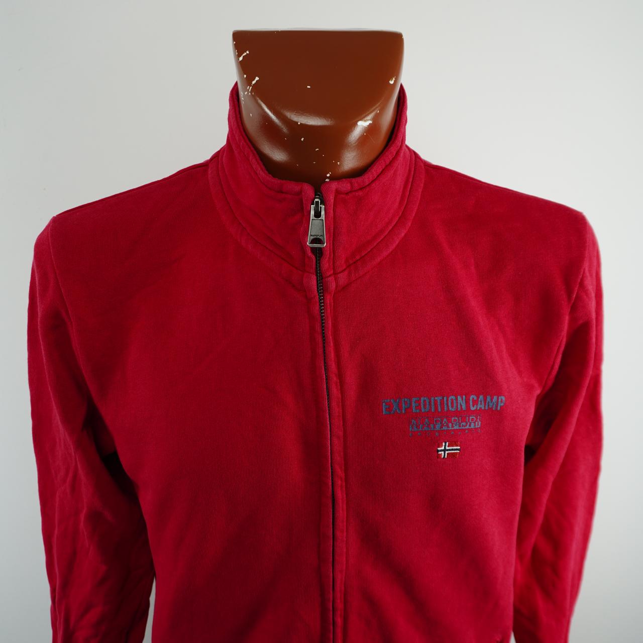 Men's Sweatshirt Napapijre. Red. L. Used. Good