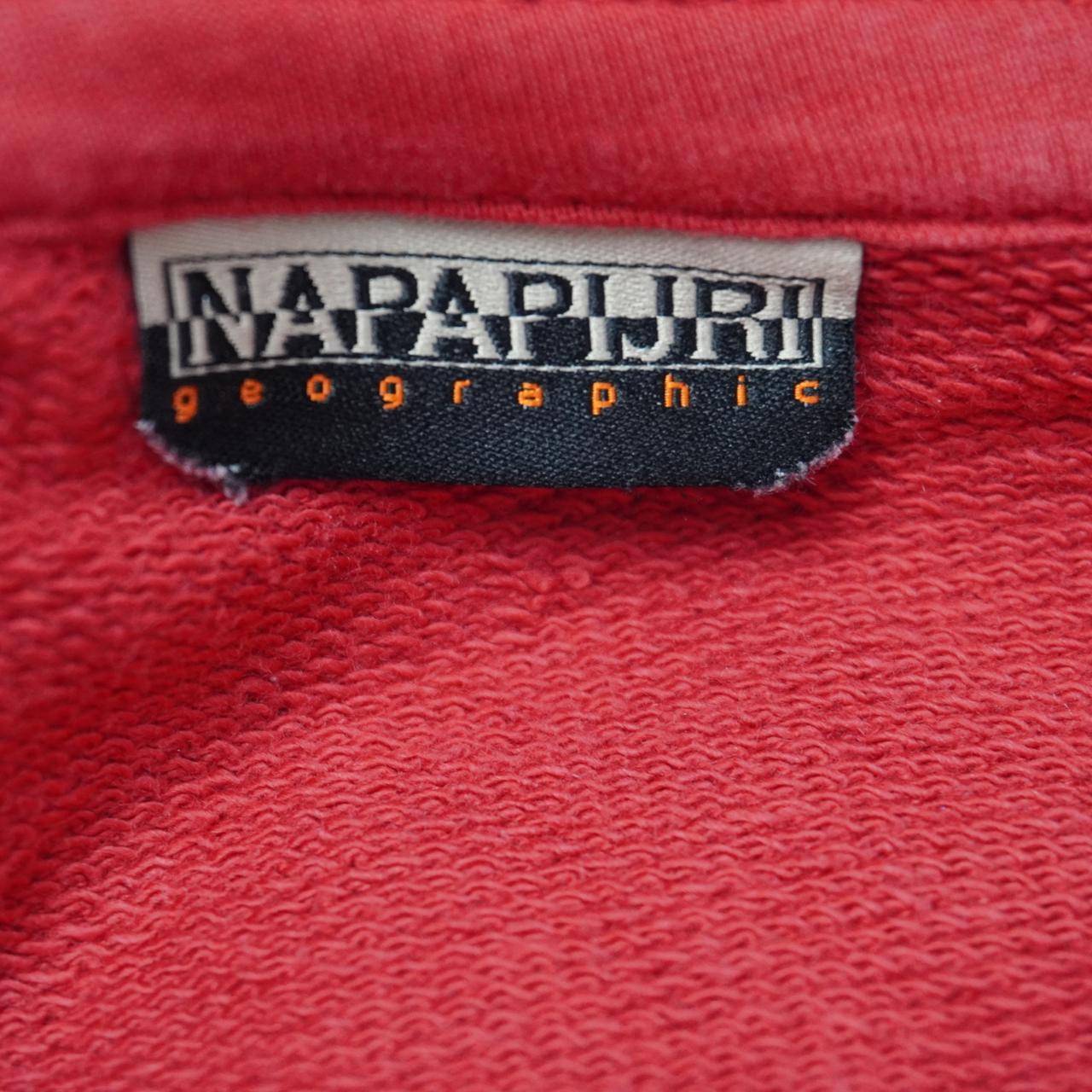 Men's Sweatshirt Napapijre. Red. L. Used. Good