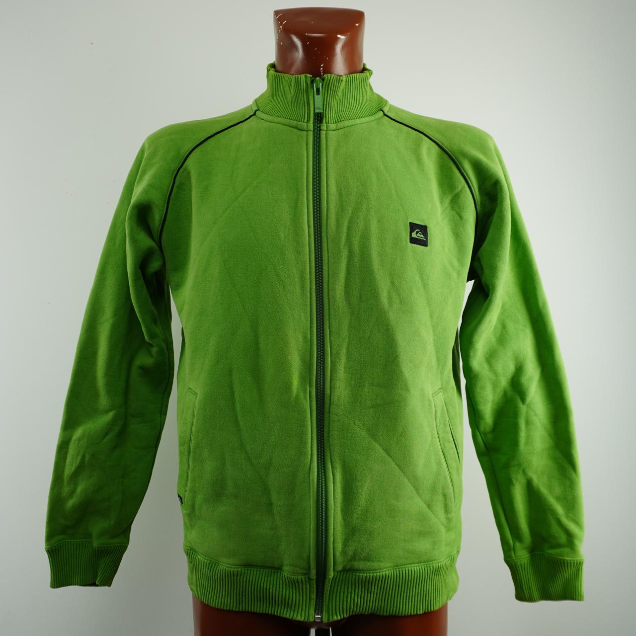 Sudadera Quiksikver para hombre. Verde. Talla L. Usada. Buena calidad