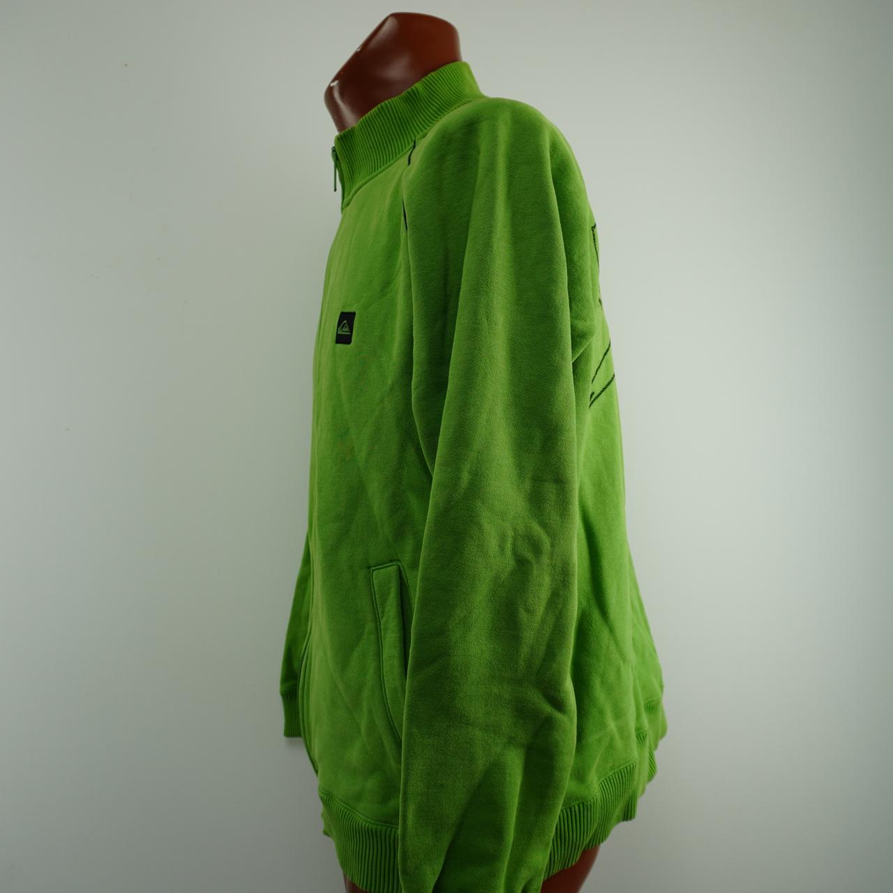 Sudadera Quiksikver para hombre. Verde. Talla L. Usada. Buena calidad