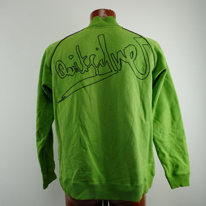 Men's Sweatshirt Quiksikver. Green. L. Used. Good