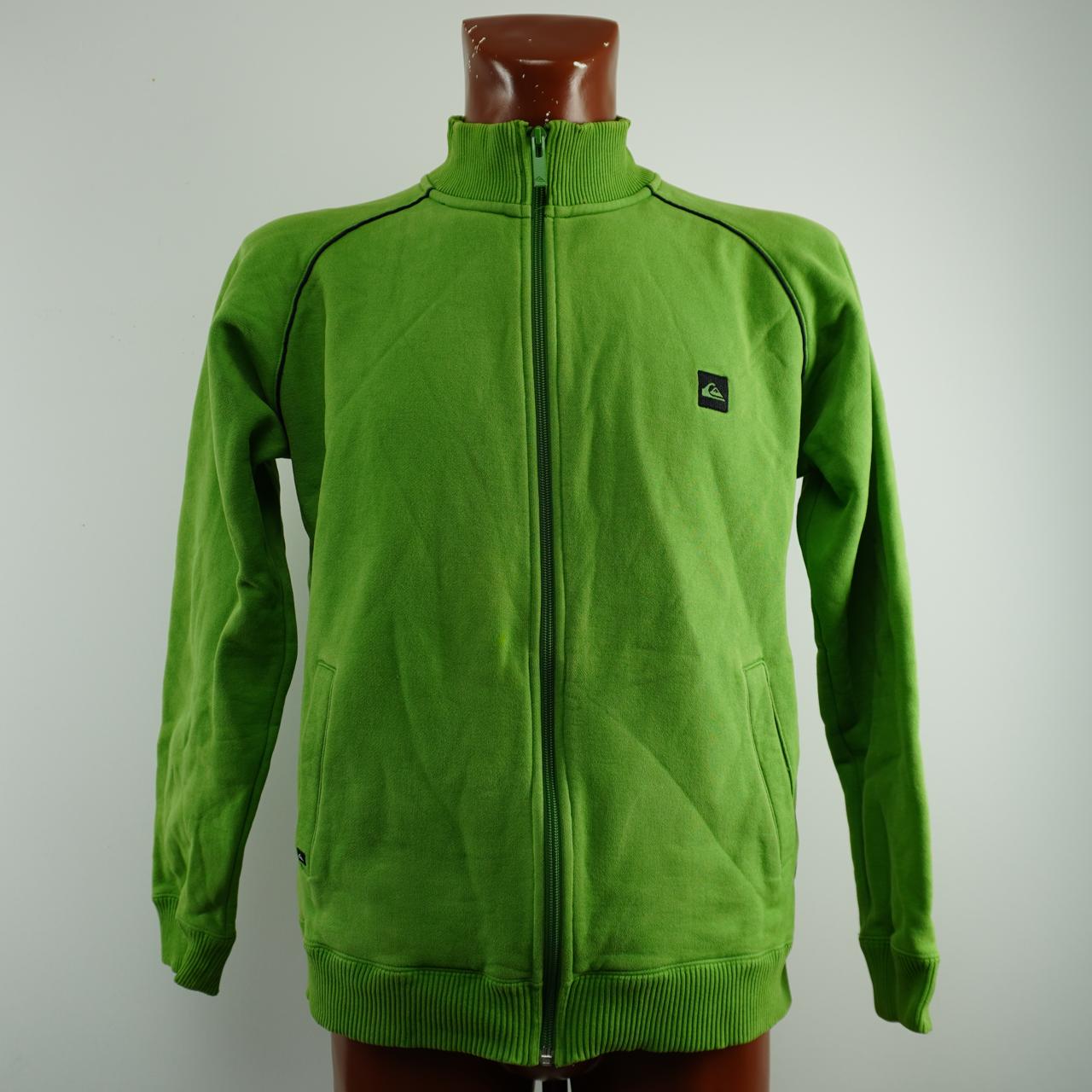 Sudadera Quiksikver para hombre. Verde. Talla L. Usada. Buena calidad