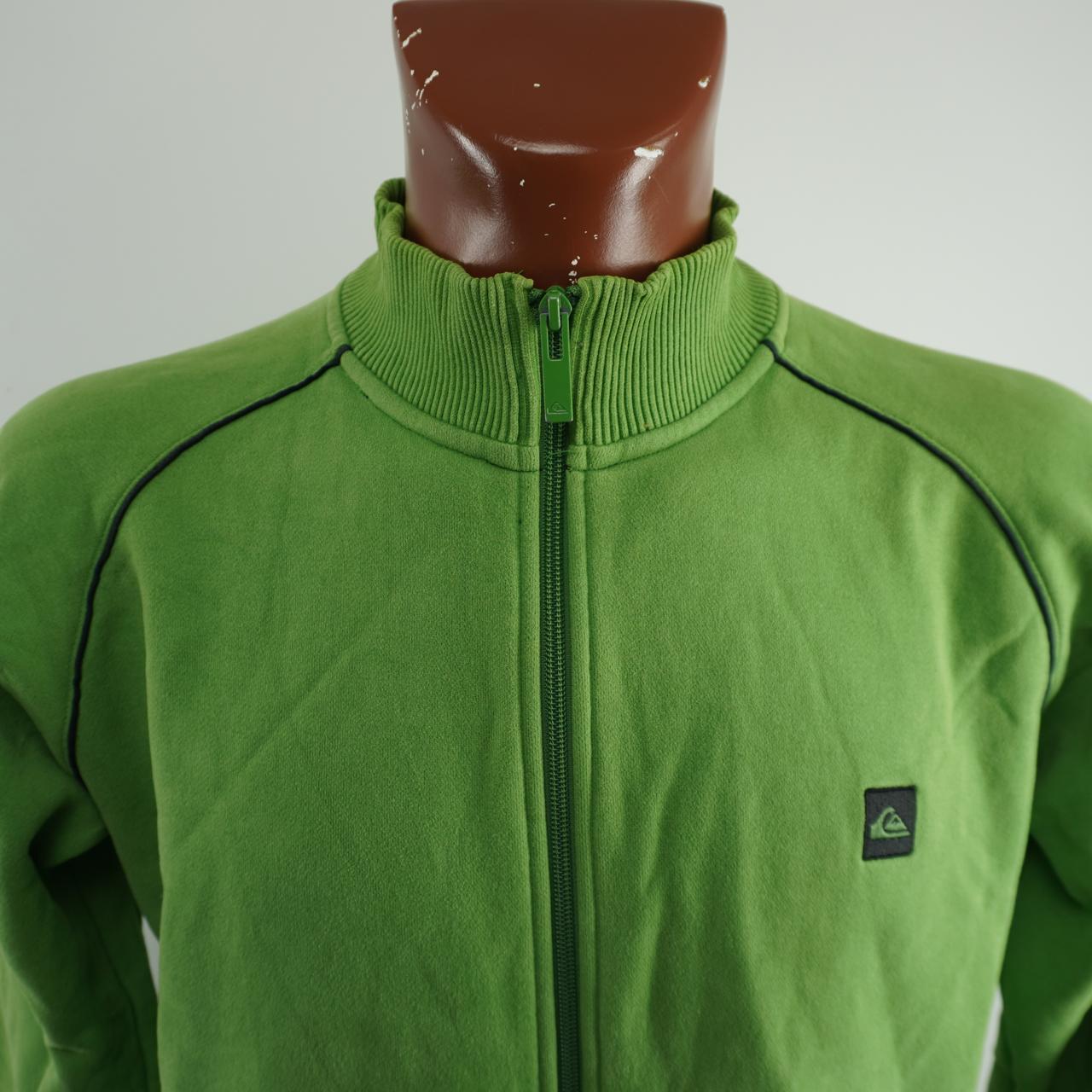 Sudadera Quiksikver para hombre. Verde. Talla L. Usada. Buena calidad