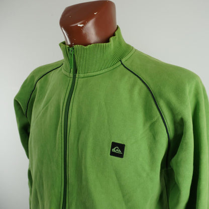 Sudadera Quiksikver para hombre. Verde. Talla L. Usada. Buena calidad