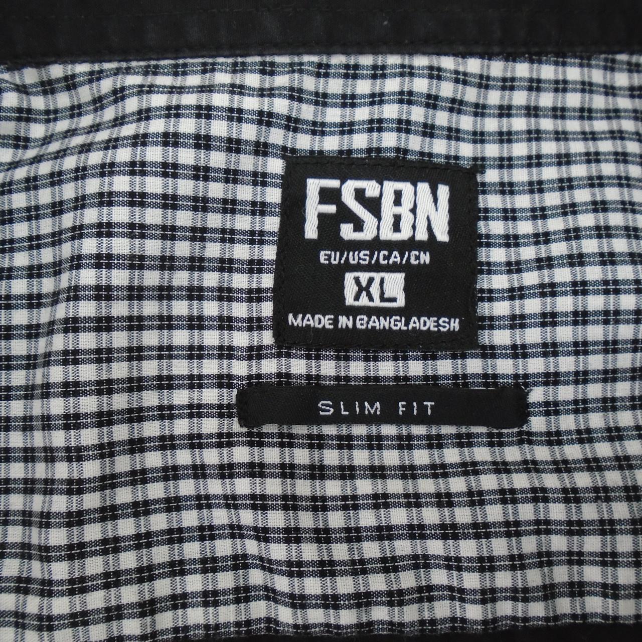 Herrenhemd FSBN. Schwarz. XL. Gebraucht. Sehr gut