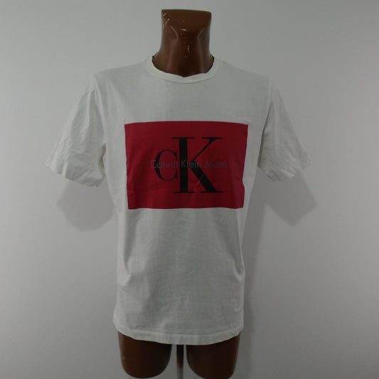 Men's T-Shirt Calvin Klein. White. XL. Used. Very good