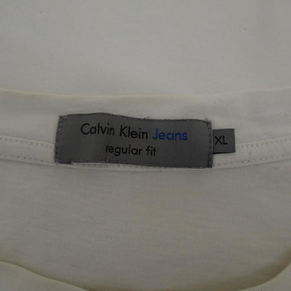 Camiseta Hombre Calvin Klein. Blanco. SG. Usado. Muy bien