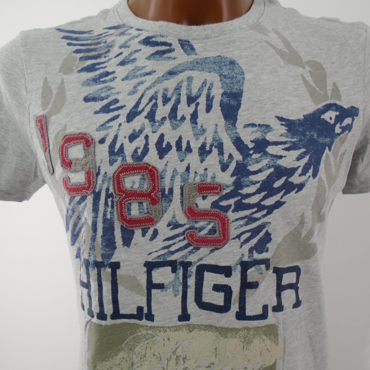 Men's T-Shirt Tommy Hilfiger. Grey. M. Used. Very good