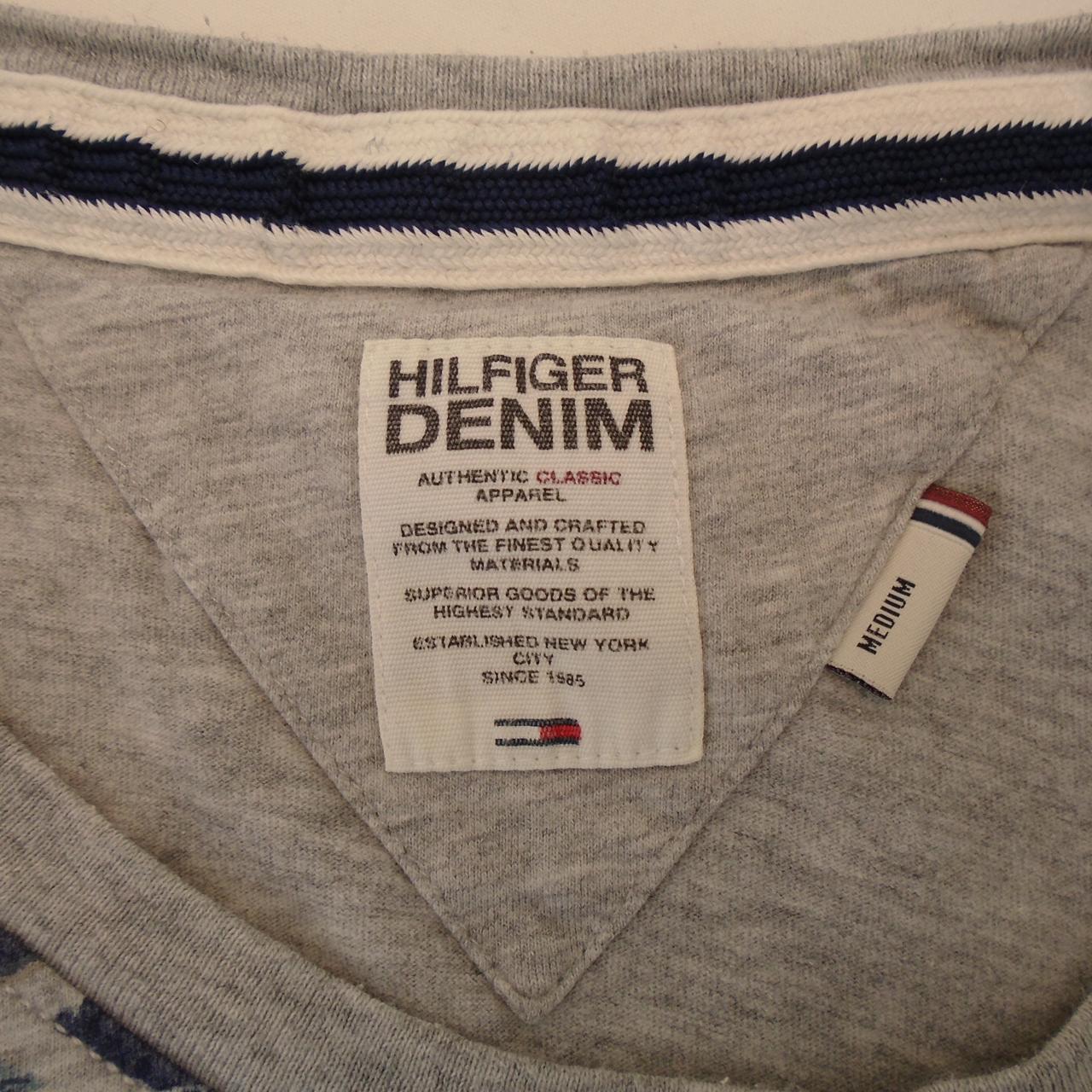 Men's T-Shirt Tommy Hilfiger. Grey. M. Used. Very good