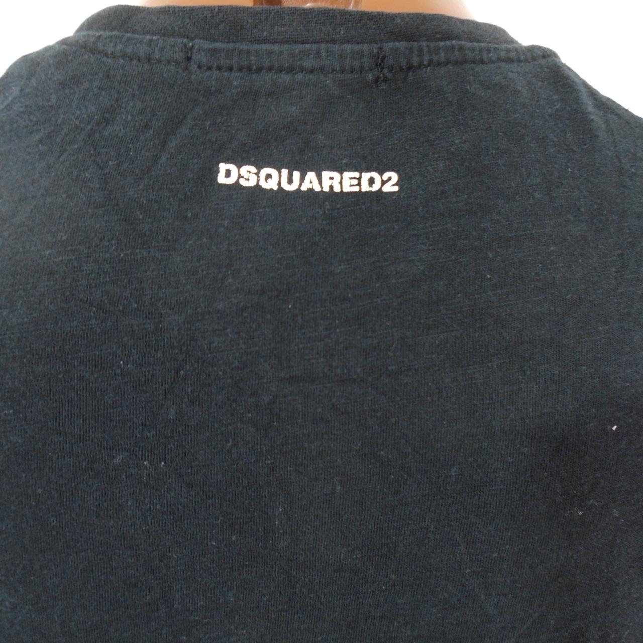 Herren-T-Shirt Dsquared2. Schwarz. XXL. Gebraucht. Gut