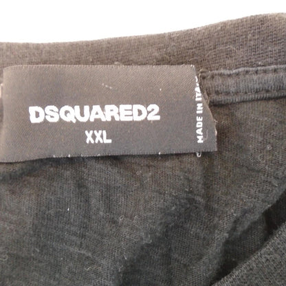 Men's T-Shirt Dsquared2. Black. XXL. Used. Good