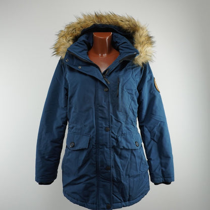 Women's Parka Superdry. Dark blue. L. Used. Good