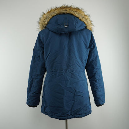 Women's Parka Superdry. Dark blue. L. Used. Good