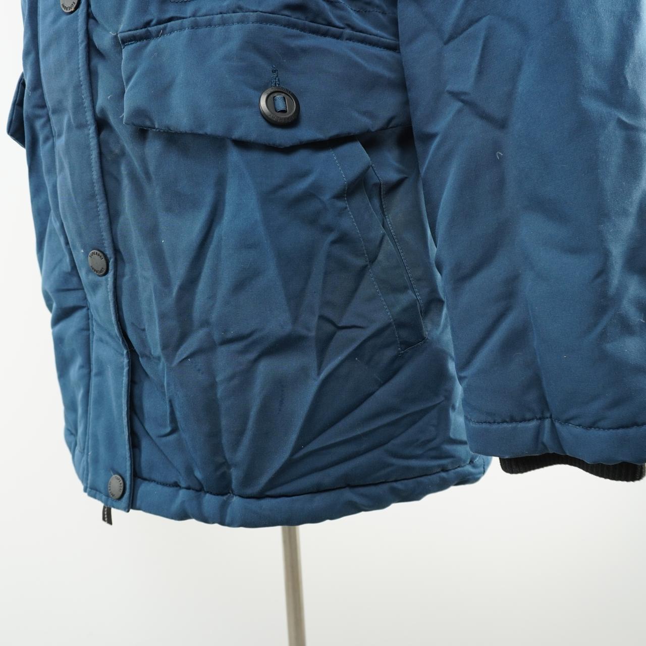 Women's Parka Superdry. Dark blue. L. Used. Good