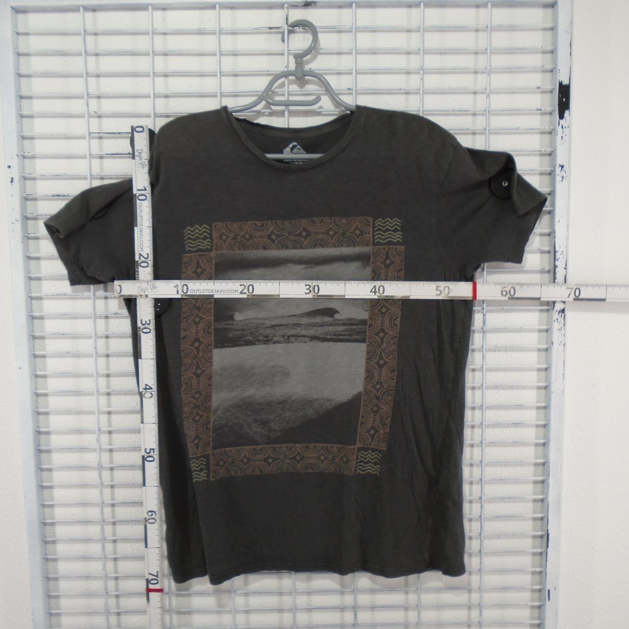 Men's T-Shirt Quiksilver. Grey. M. Used. Good