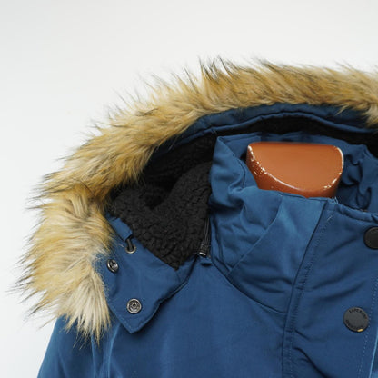 Women's Parka Superdry. Dark blue. L. Used. Good