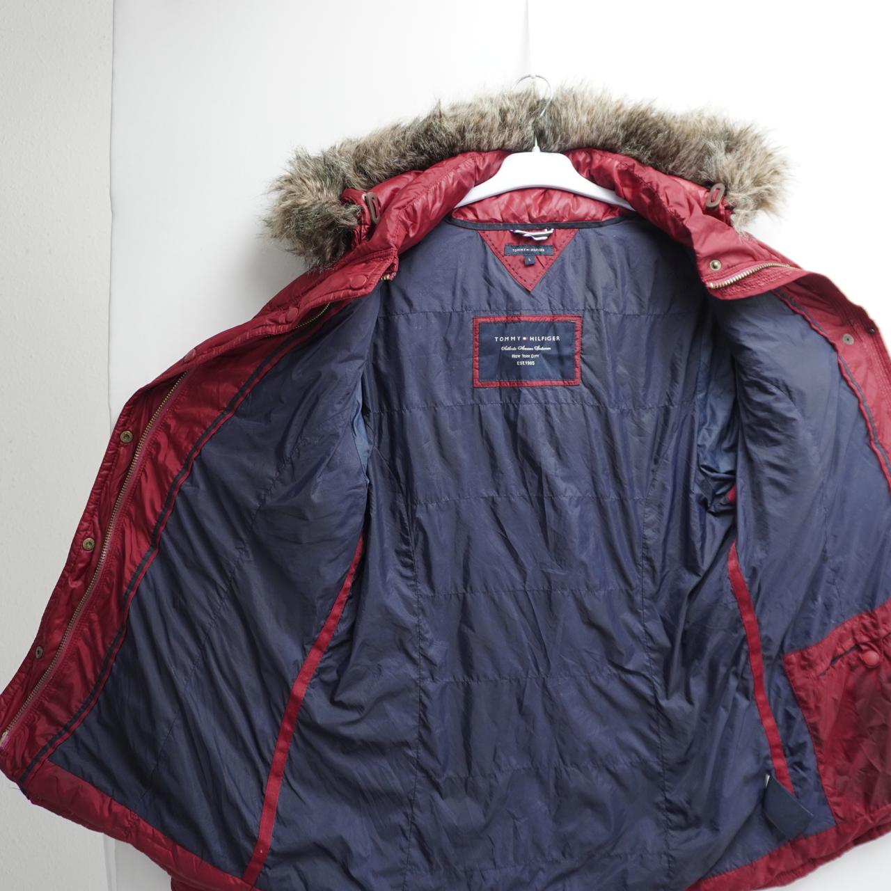 Women's Jacket Tommy Hilfiger. Bordeaux. L. Used. Good