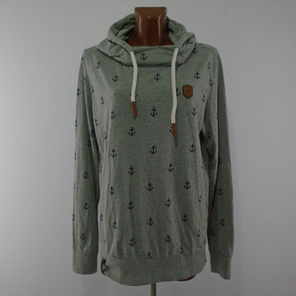 Women's Hoodie Naketano. Grey. L. Used. Good