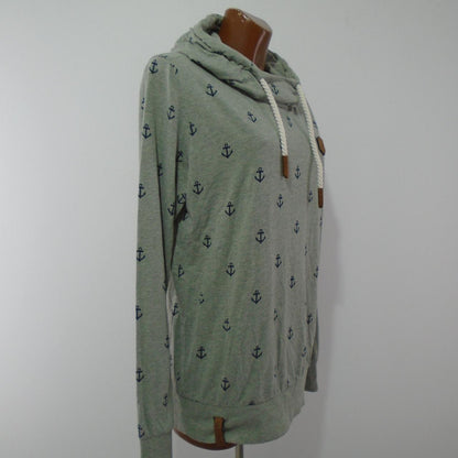 Women's Hoodie Naketano. Grey. L. Used. Good