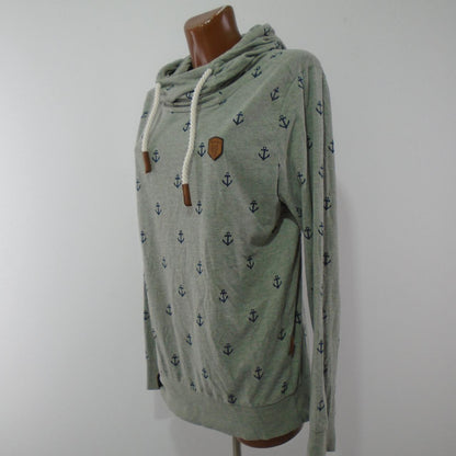 Sudadera Mujer Naketano. Gris. L.Usado. Bien