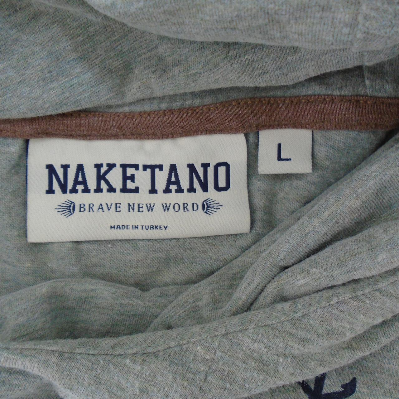 Women's Hoodie Naketano. Grey. L. Used. Good