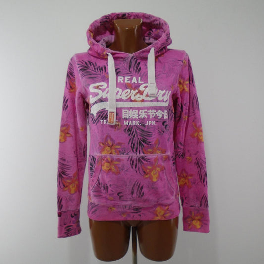 Sudadera con capucha para mujer Superdry. Rosa. S. Usado. Bien