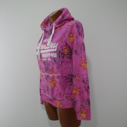 Sudadera con capucha para mujer Superdry. Rosa. S. Usado. Bien