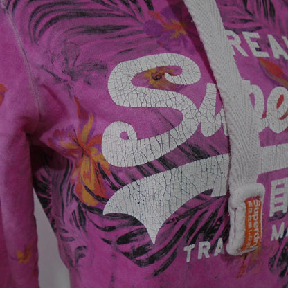 Women's Hoodie Superdry. Pink. S. Used. Good