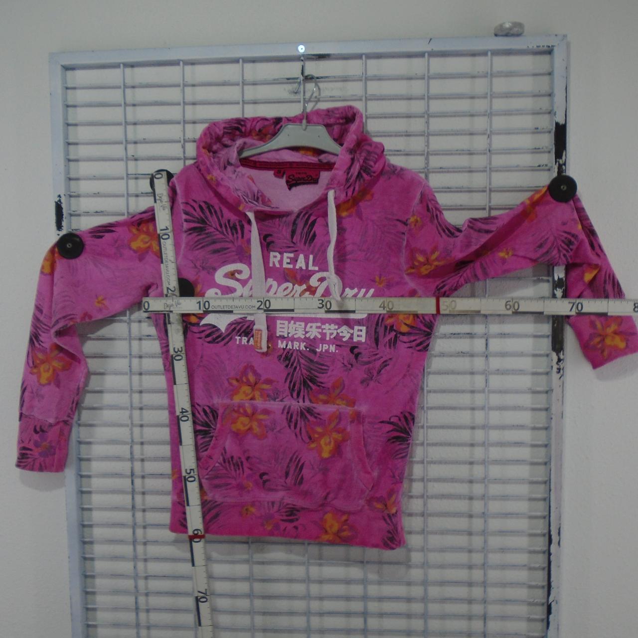 Sudadera con capucha para mujer Superdry. Rosa. S. Usado. Bien