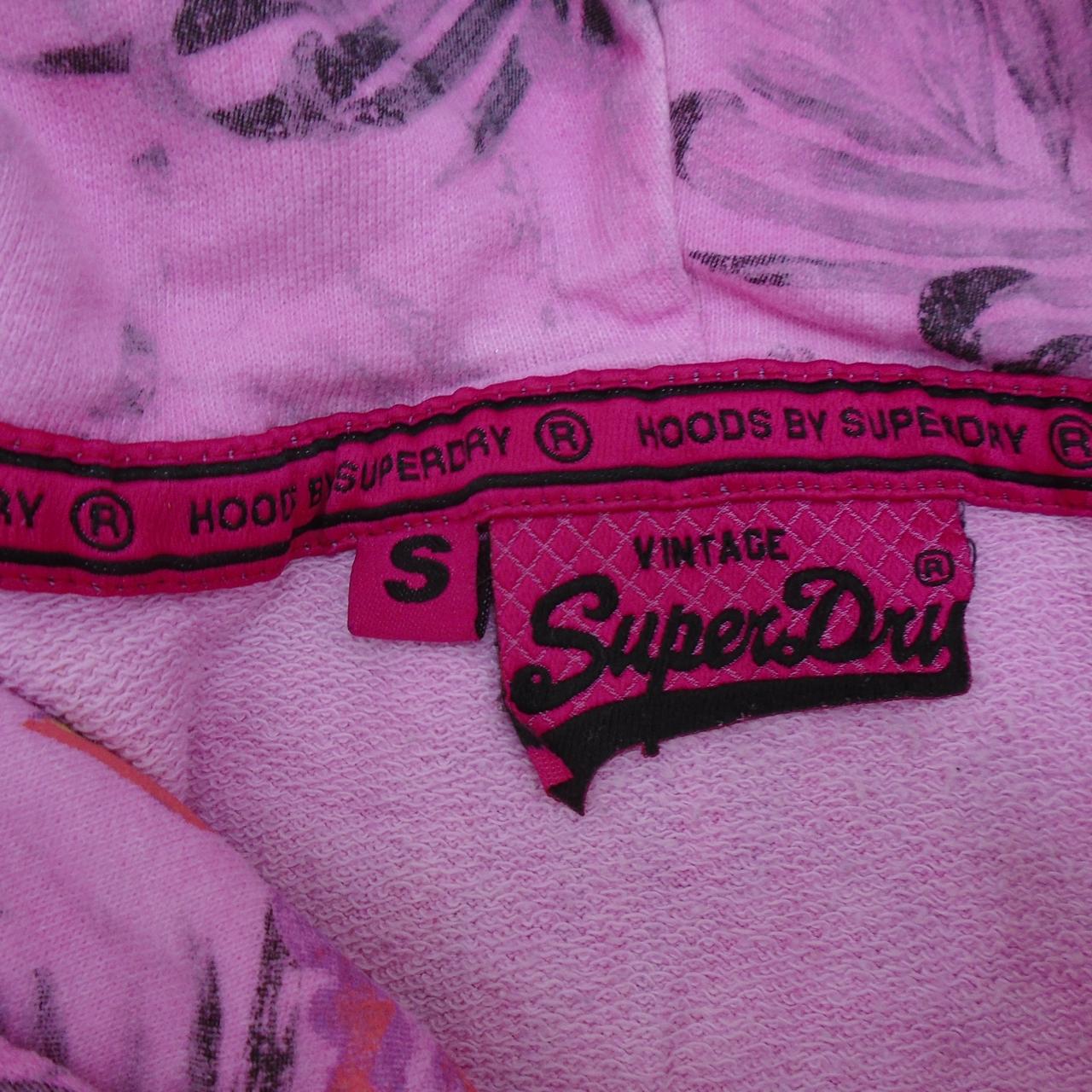 Sudadera con capucha para mujer Superdry. Rosa. S. Usado. Bien