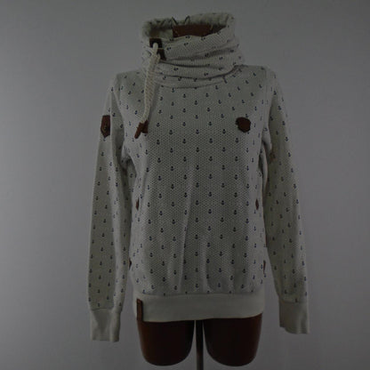 Women's Hoodie Naketano. White. L. Used. Good