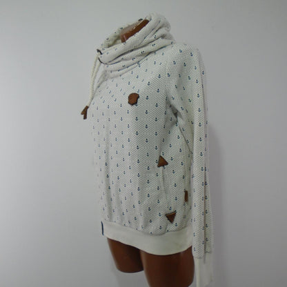 Women's Hoodie Naketano. White. L. Used. Good