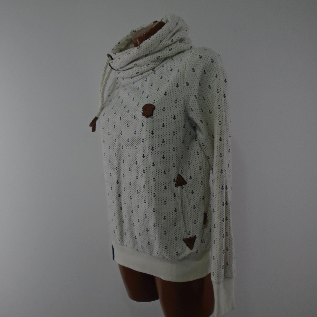 Sudadera Mujer Naketano. Blanco. L.Usado. Bien