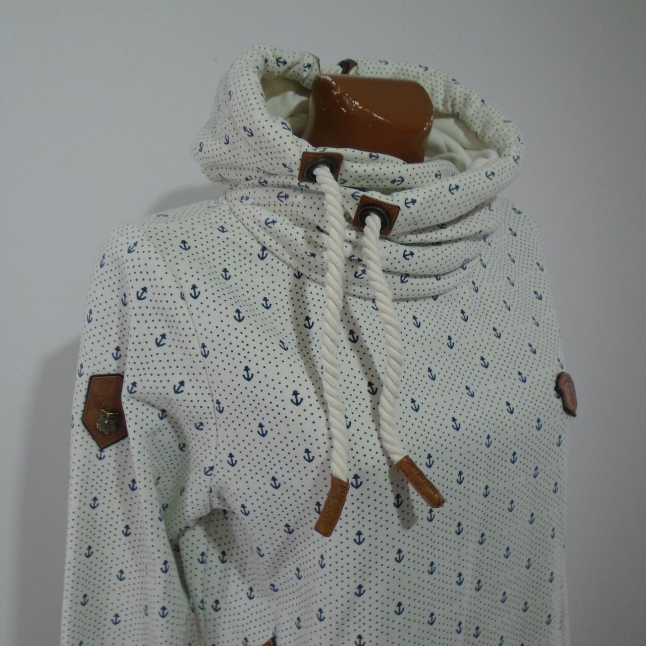 Women's Hoodie Naketano. White. L. Used. Good