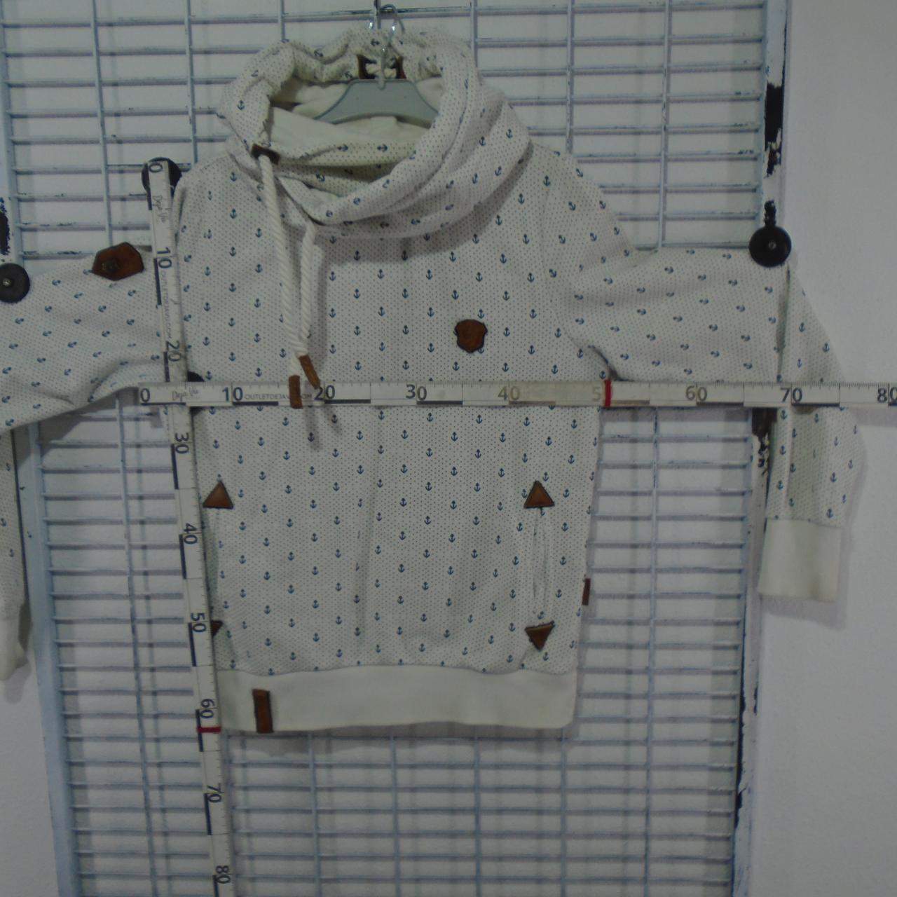 Women's Hoodie Naketano. White. L. Used. Good