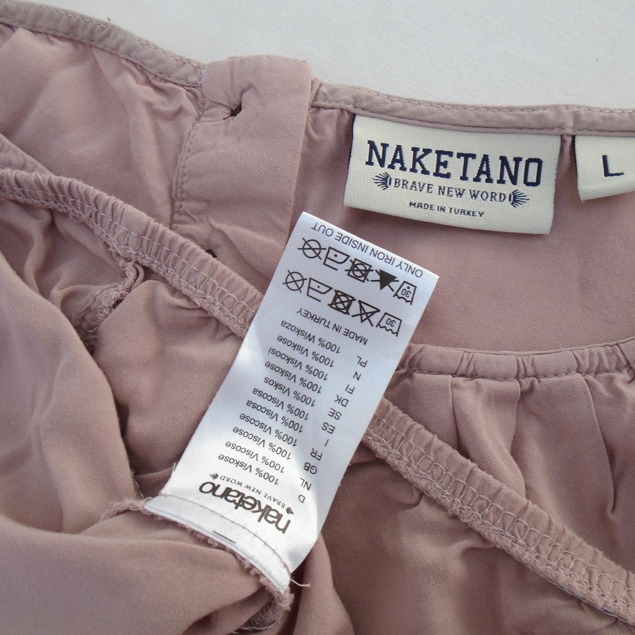 Women's T-Shirt Naketano. Pink. L. Used. Good