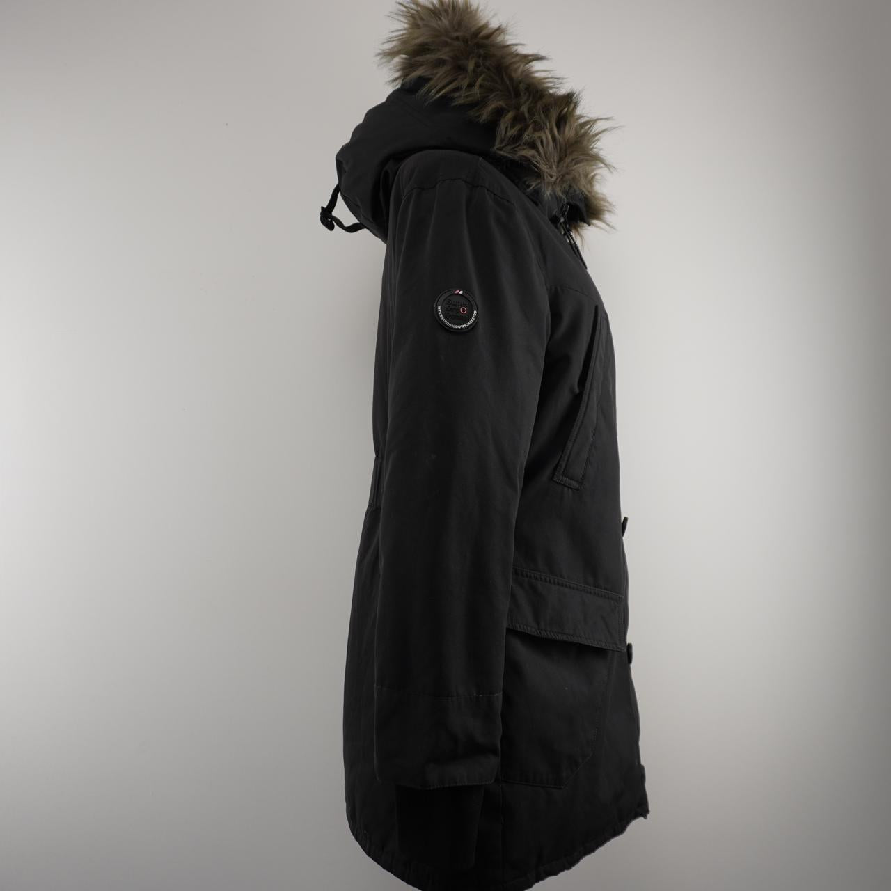 Women's Parka Superdry. Black. XL. Used. Good