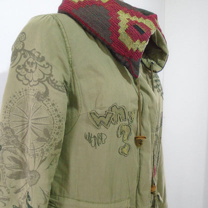 Women's Parka Desigual. Khaki. L. Used. Good