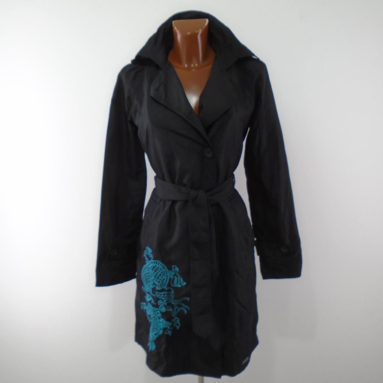 Women's Coat Desigual. Black. L. Used. Very good