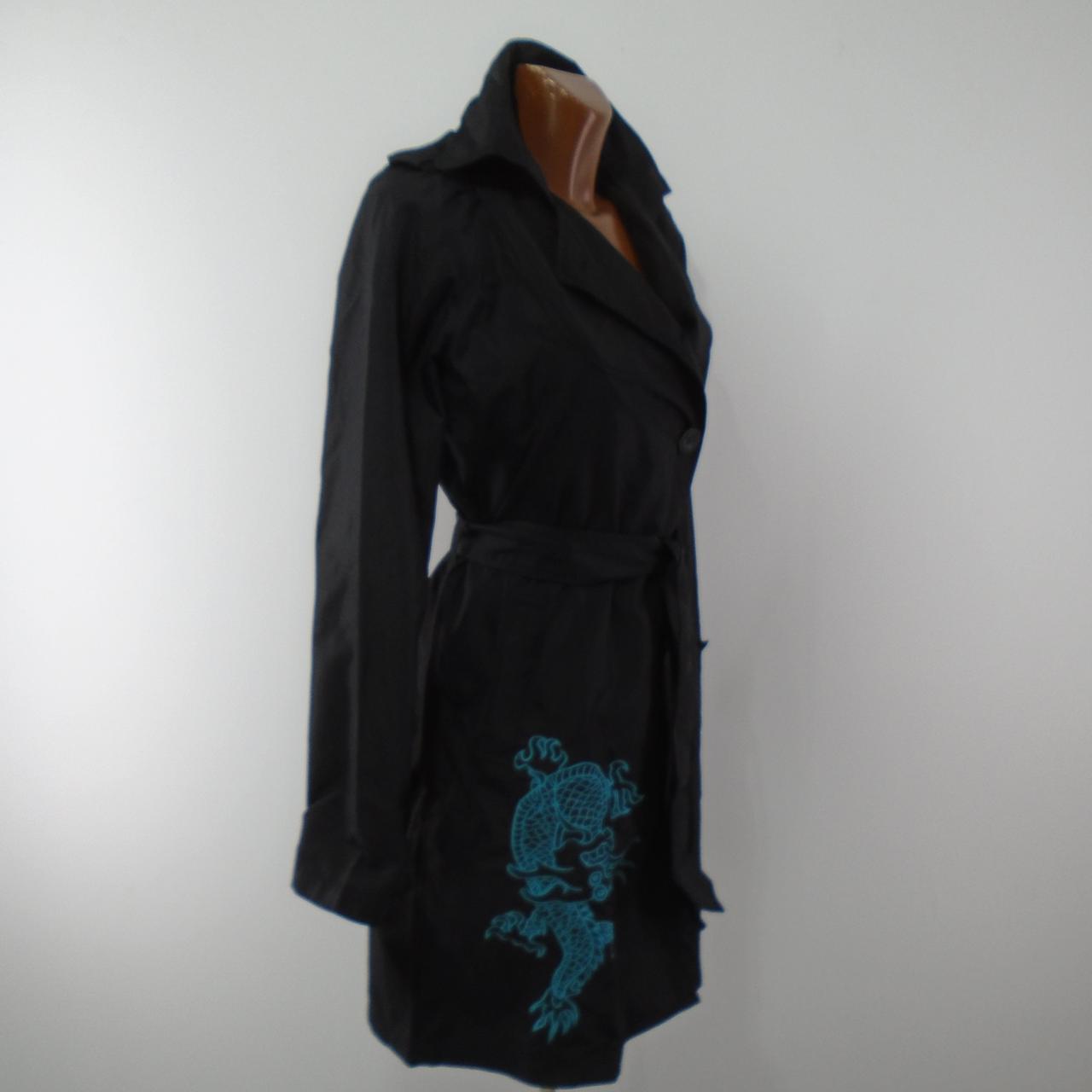 Women's Coat Desigual. Black. L. Used. Very good