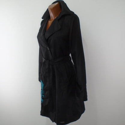 Women's Coat Desigual. Black. L. Used. Very good