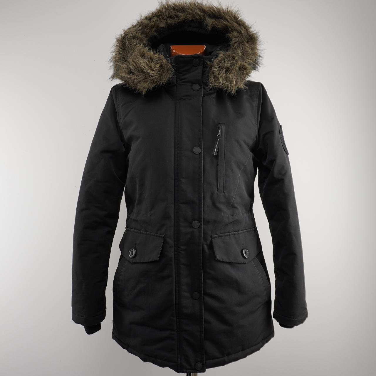 Women's Parka Superdry. Black. M. Used. Good