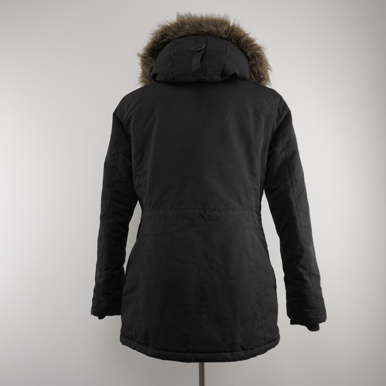 Women's Parka Superdry. Black. M. Used. Good